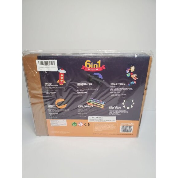 New and Sealed Jackinthebox 6 in 1 Craft Box Space Explorer Activity Box - Picture 9 of 9